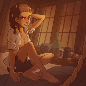 The misadventures of a female pirate