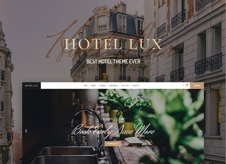 Hotel Lux - Resort & SPA WordPress Theme Preview