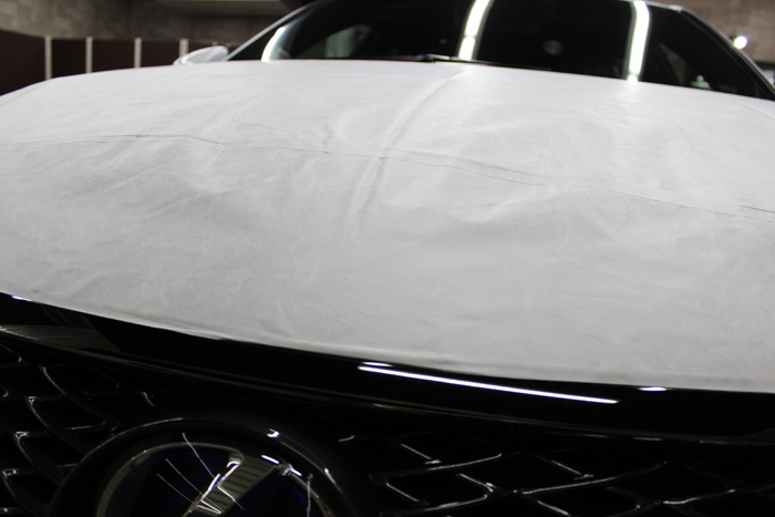 レクサス CT200h 不織布 ボンネット アップ