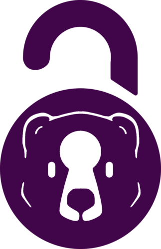 Logo ORRSO composé d'une tête d'ours sur un cadenas.