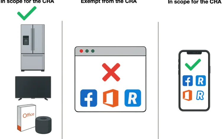 Nearly everything is in scope for the CRA except for SaaS