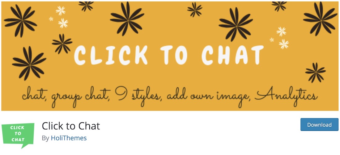 click to chat customer service support plugin for wordpress