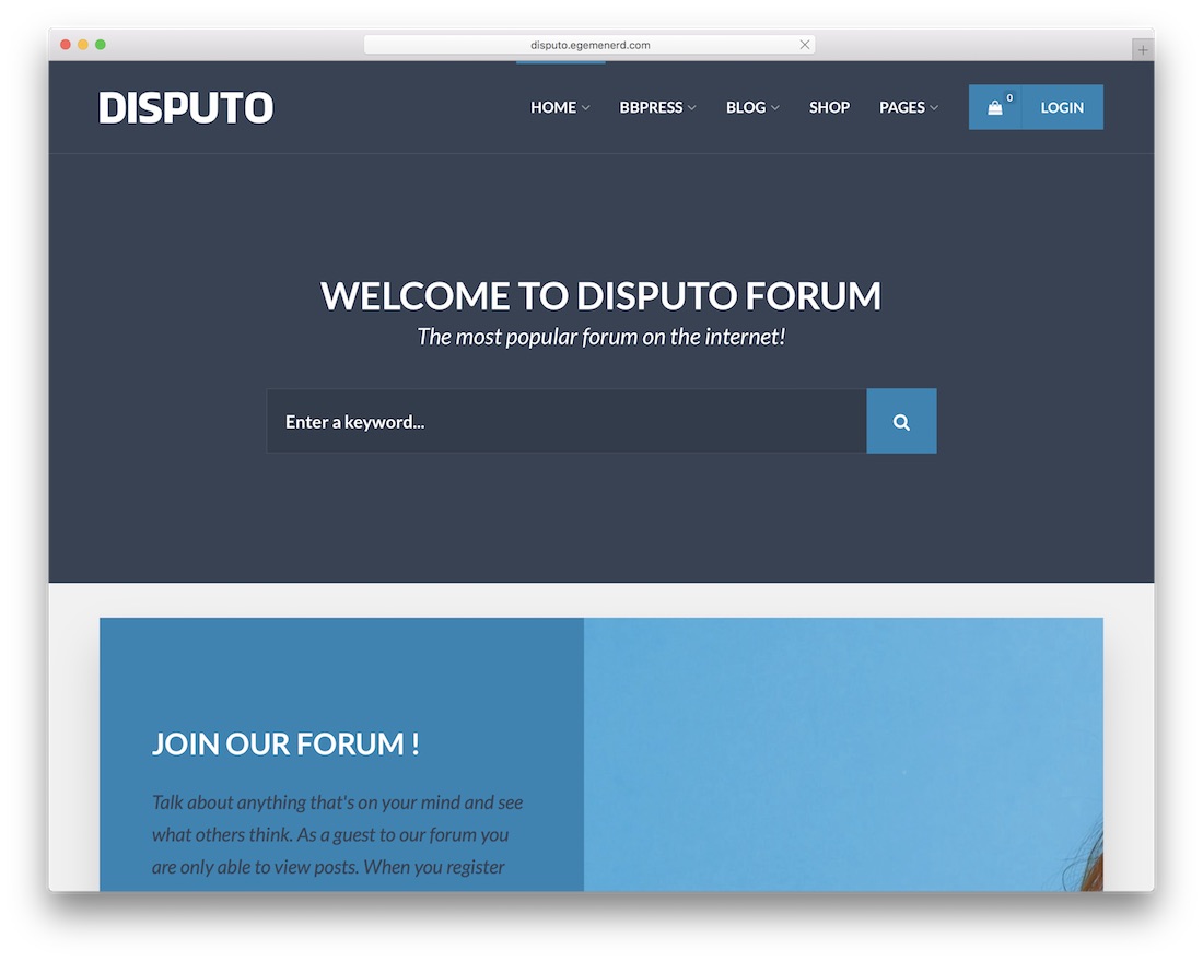 disputo wordpress tech support theme