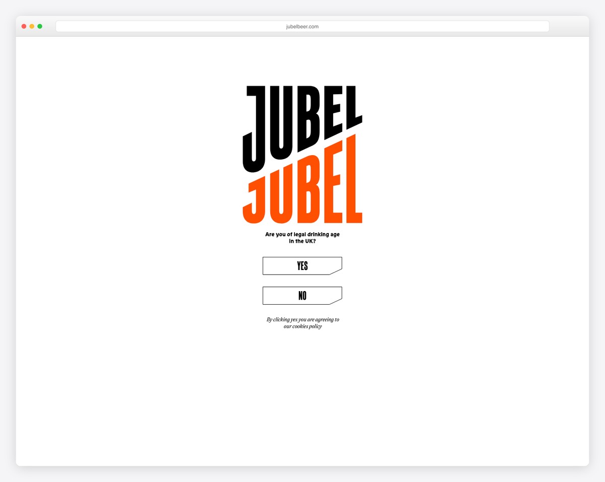 jubel website example