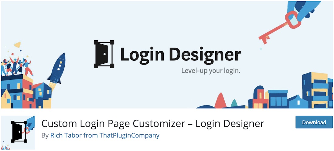 login designer customize login page plugin