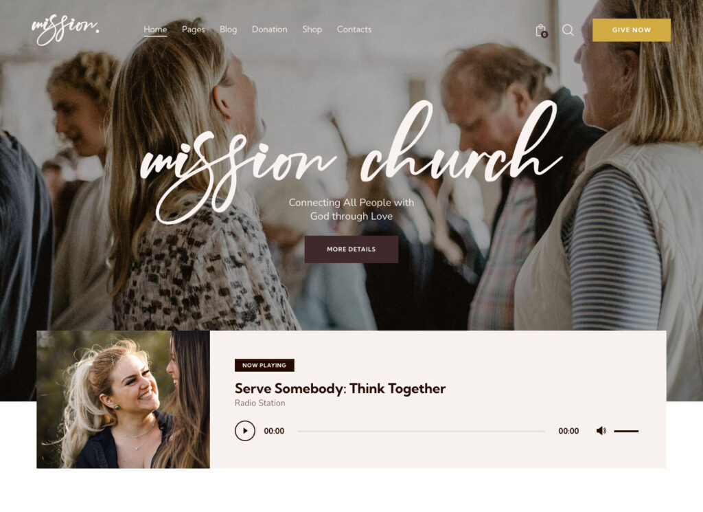 Mission - Church & Religion Multipurpose WordPress Theme