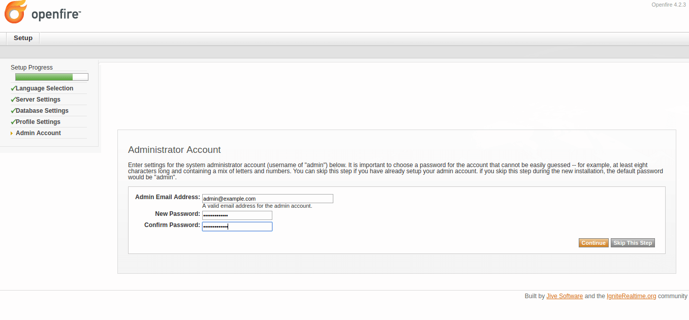 Install Openfire XMPP Chat Server on Ubuntu 22.04|20.04|18.04 5 install openfire ubuntu 18.04 ubuntu 16.04 05