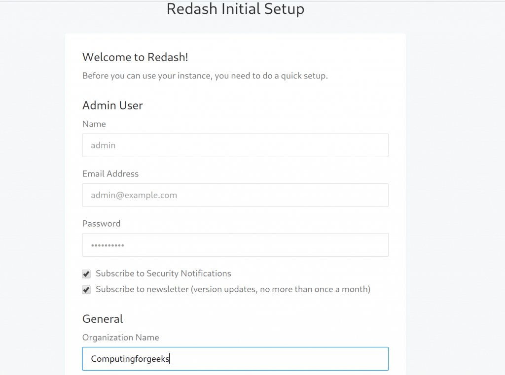 How to Install Redash Data Visualization Dashboard on Ubuntu 18.04 LTS 2 install redash ubuntu 18.04 check create admin user min