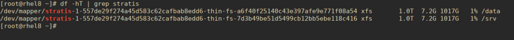 Stratis Storage Cheat Sheet - reference guide 1 stratis rhel 8 show mounted pools