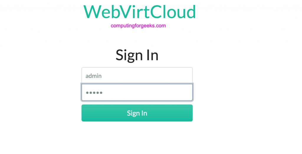 Install WebVirtCloud KVM Management on CentOS Stream 8 1 Install WebVirtCloud KVM Management CentOS 01