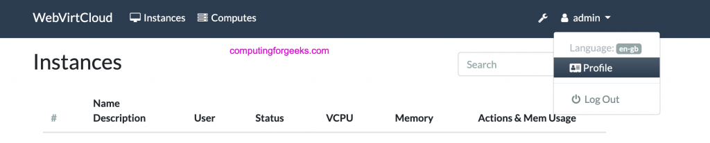 Install WebVirtCloud KVM Management on CentOS Stream 8 2 Install WebVirtCloud KVM Management CentOS 02