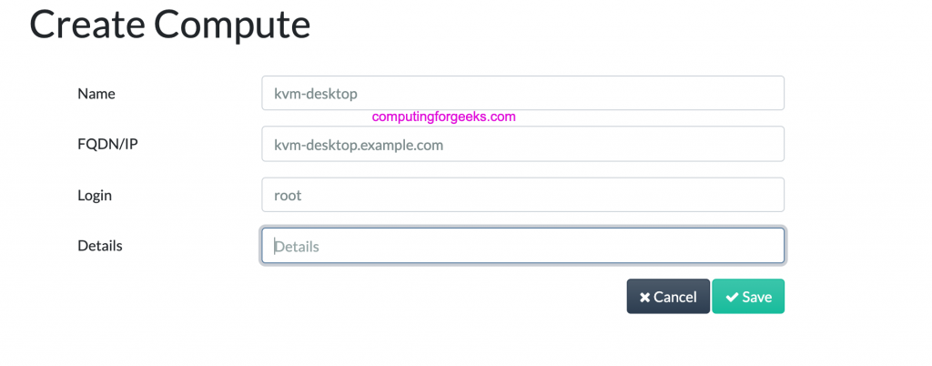 Install WebVirtCloud KVM Management on CentOS Stream 8 6 Install WebVirtCloud KVM Management CentOS 06
