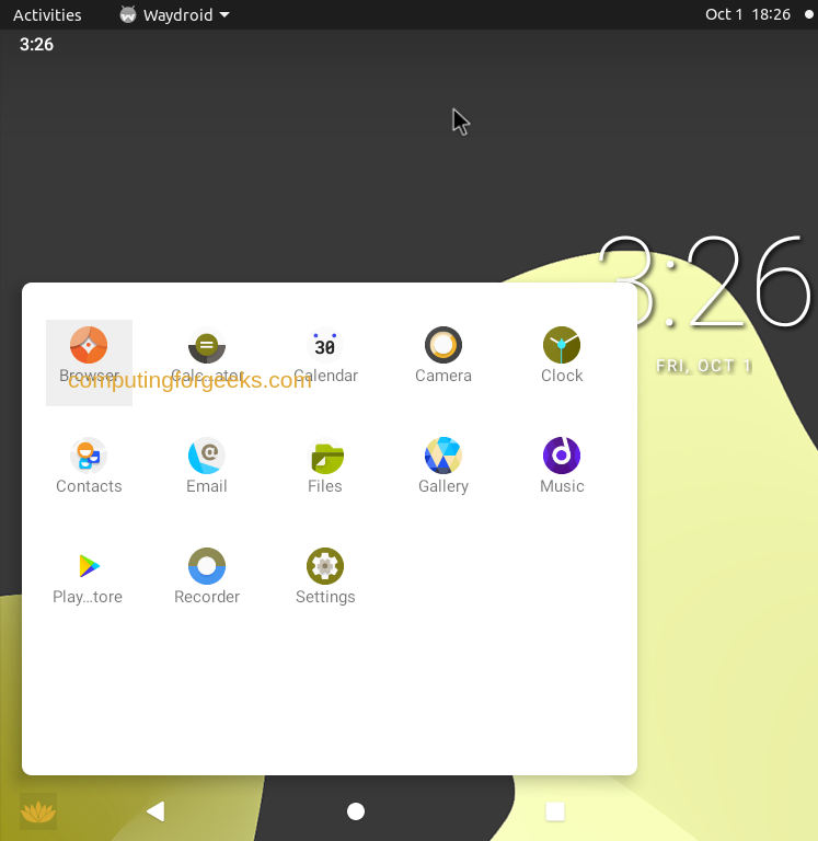 Run Android Operating System on Linux using Waydroid 7 Run an Android Operating System on a Linux system using Waydroid 12