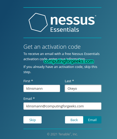 Install Nessus Vulnerability Scanner on Debian 11/10/9 2 Install Nessus Vulnerability Scanner on Debian 11109 1