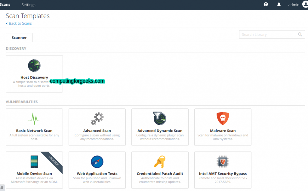 Install Nessus Vulnerability Scanner on Debian 11/10/9 11 Install Nessus Vulnerability Scanner on Debian 11109 10