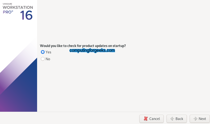 Install VMware Workstation 17 on Debian 12/11/10 5 Install VMware Player Workstation 16 on Debian 1110 4