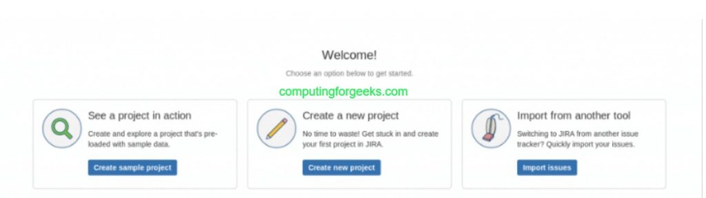 Install and Configure Jira on Debian 13 / Ubuntu 24.04 10 Jira dashboard ready for project creation