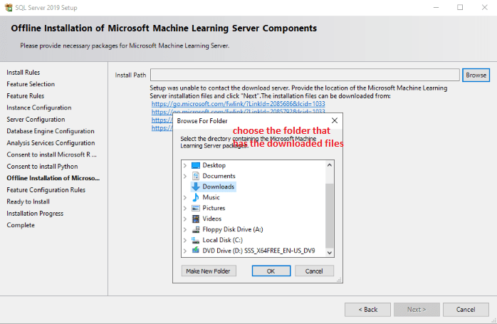 Install SQL Server 2019 Developer on Windows Server 2022 24 sqlserver2019 offline machine learning install 18 2