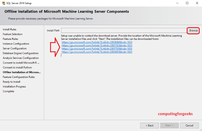 Install SQL Server 2019 Developer on Windows Server 2022 23 sqlserver2019 offline machine learning install 18