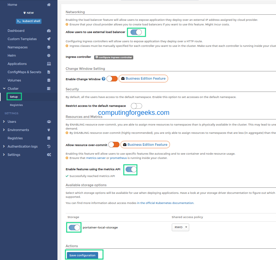 How To Manage Kubernetes Cluster using Portainer Dashboard 12 Kubernetes Cluster using Portainer Web Dashboard 10