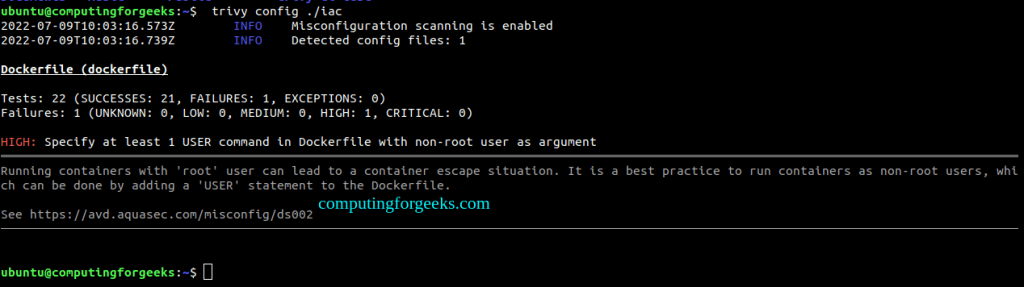 Scan for Docker Image and Git vulnerabilities using Trivy 5 Scan for Docker Image and Git vulnerabilities using Trivy 4