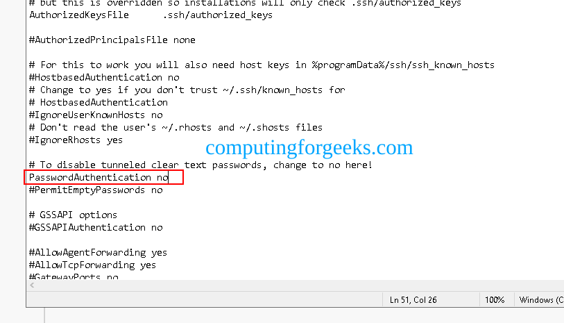 Configure OpenSSH Server on Windows Server 2022 16 Configure OpenSSH Server on Windows Server 2022 16