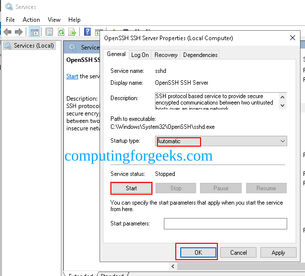 Configure OpenSSH Server on Windows Server 2022 7 Configure OpenSSH Server on Windows Server 2022 7