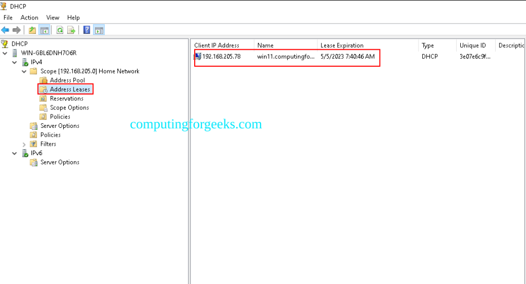 Configure DHCP Server on Windows Server 2022 35 Install and Configure DHCP Server on Windows Server 2022 24