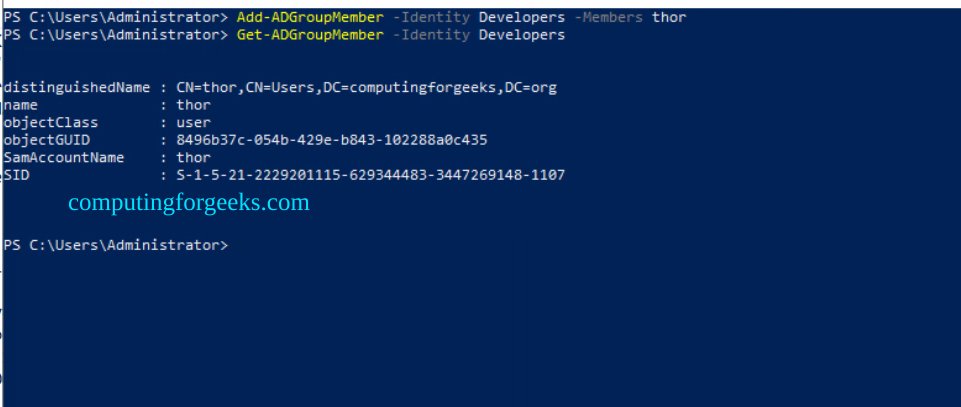 Setup Active Directory Domain Services on Windows Server 2022 using PowerShell 11 Setup Active Directory Domain Services on Windows Server 2022 using PowerShell 10