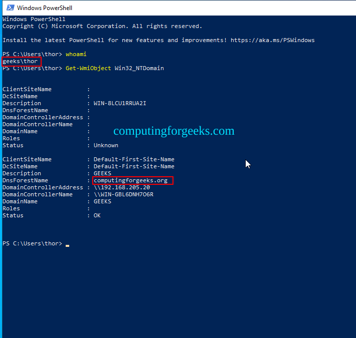 Setup Active Directory Domain Services on Windows Server 2022 using PowerShell 15 Setup Active Directory Domain Services on Windows Server 2022 using PowerShell 42