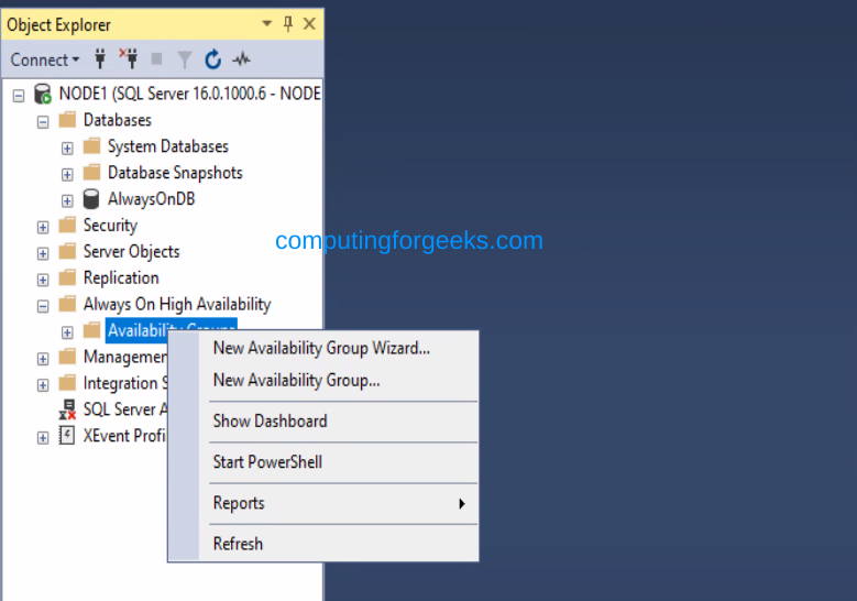 Configuring AlwaysOn Availability Groups in SQL Server 2022 12 Configuring AlwaysOn Availability Groups in SQL Server 2022 11