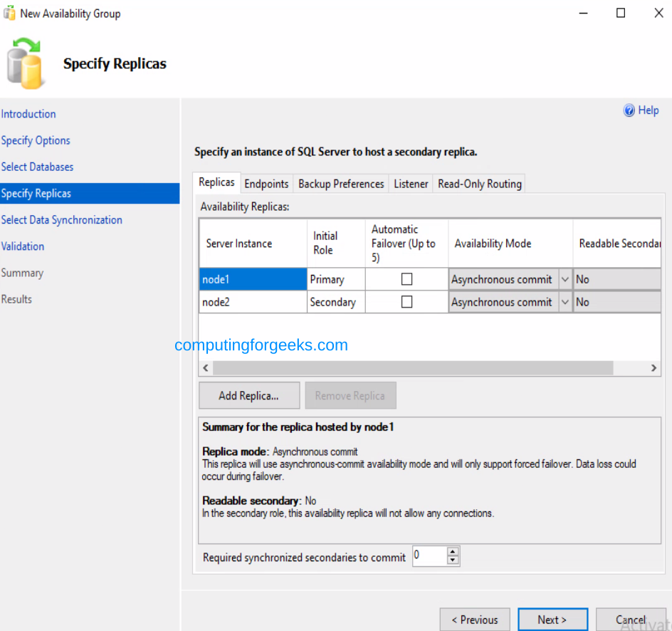 Configuring AlwaysOn Availability Groups in SQL Server 2022 17 Configuring AlwaysOn Availability Groups in SQL Server 2022 17