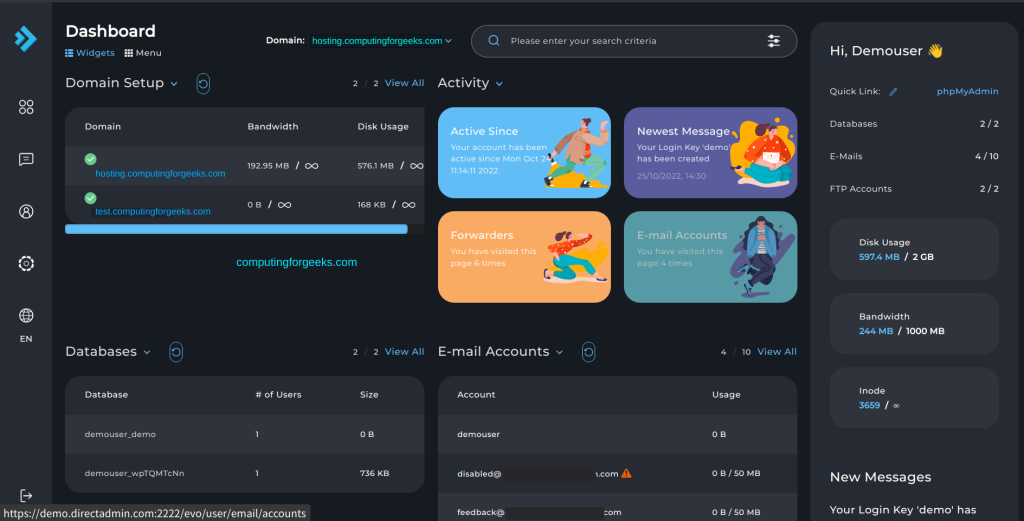 Installing Webmin / Virtualmin / DirectAdmin on Debian 12 2 Installing Webmin Virtualmin DirectAdmin on Debian 12 1