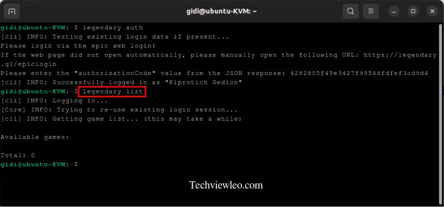 Play Epic Games on Linux Using Legendary 4 legendary install games on linux from epic games platform 05