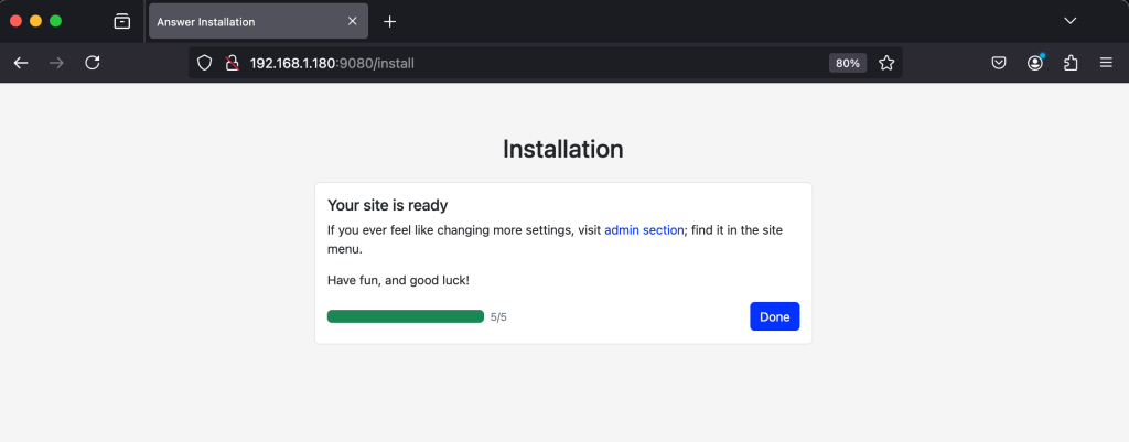 How To Setup Q&A web portal using Answer 5 How To Setup QA web portal using Answer 05