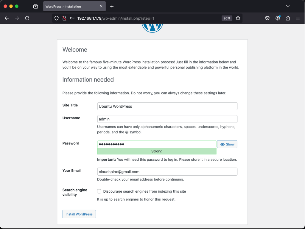 Install WordPress with Apache and Let’s Encrypt on Ubuntu 24.04|22.04 2 Install WordPress with Apache and Lets Encrypt on Ubuntu 02