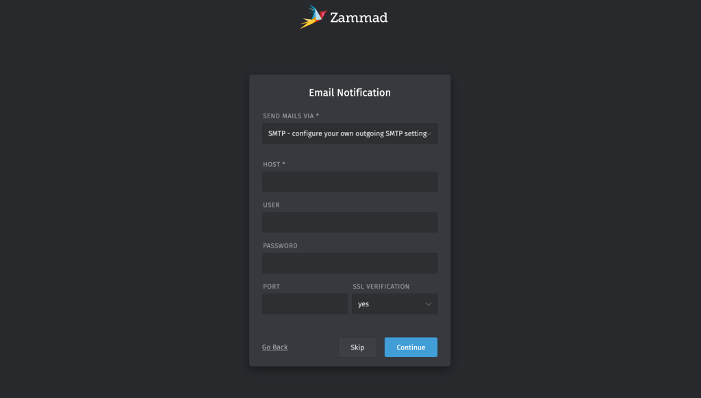 Install Zammad Helpdesk on Debian 12 / Debian 11 6 Install Zammad Helpdesk on Debian Debian 07