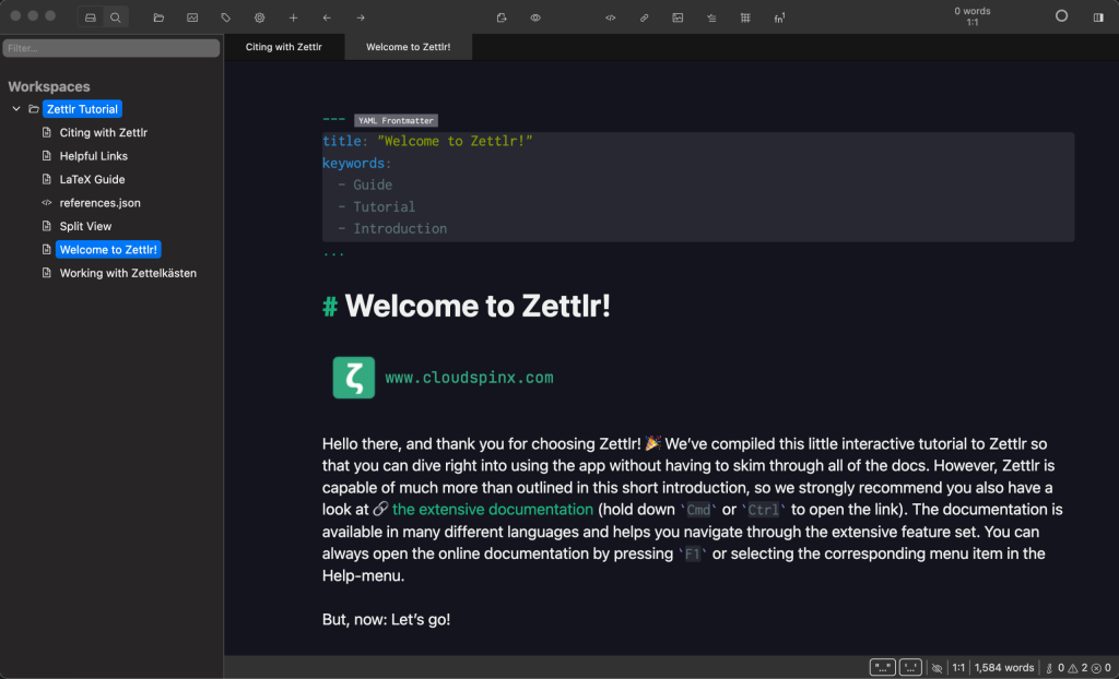 Install Zettlr Markdown Editor for Linux|macOS|Windows 2 Install Zettlr Markdown Editor for LinuxmacOSWindows 02 scaled 1