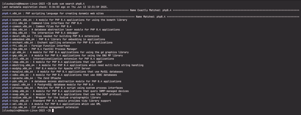 How To Install PHP 8.4 on Amazon Linux 2023 1 How To Install Gitea on Amazon Linux 2023 10 scaled 1