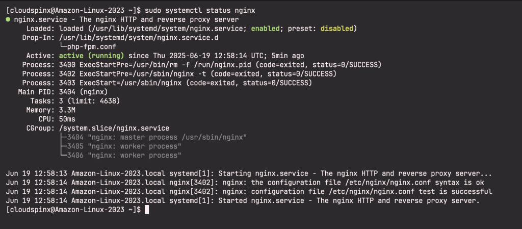 How to Install WordPress with Nginx on Amazon Linux 2023 1 How to Install WordPress with Nginx on Amazon Linux 01