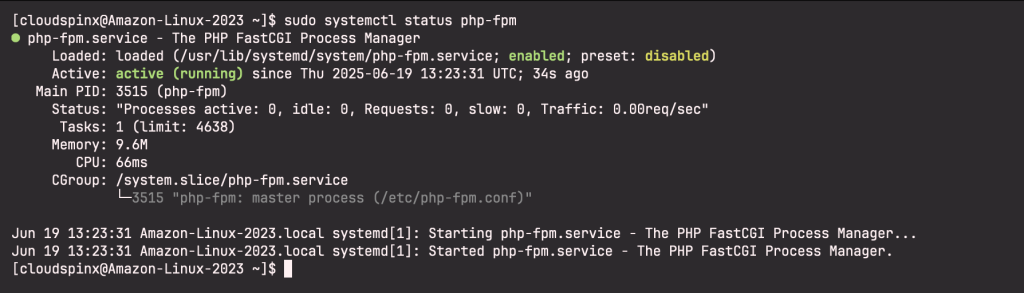 How to Install WordPress with Nginx on Amazon Linux 2023 2 How to Install WordPress with Nginx on Amazon Linux 02