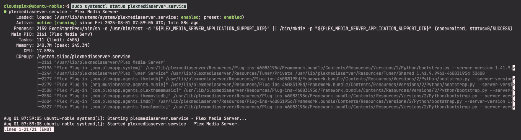 Install Plex Media server on Ubuntu 24.04 | Linux Mint 22 4 Install Plex Media server on Ubuntu 24.04 Linux Mint 22 04 scaled 1