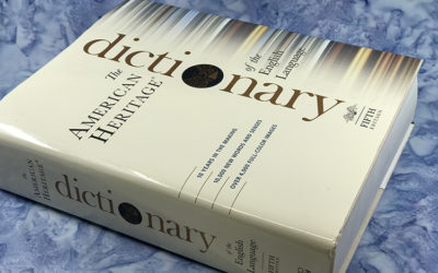 Conscious Language in “The American Heritage Dictionary”