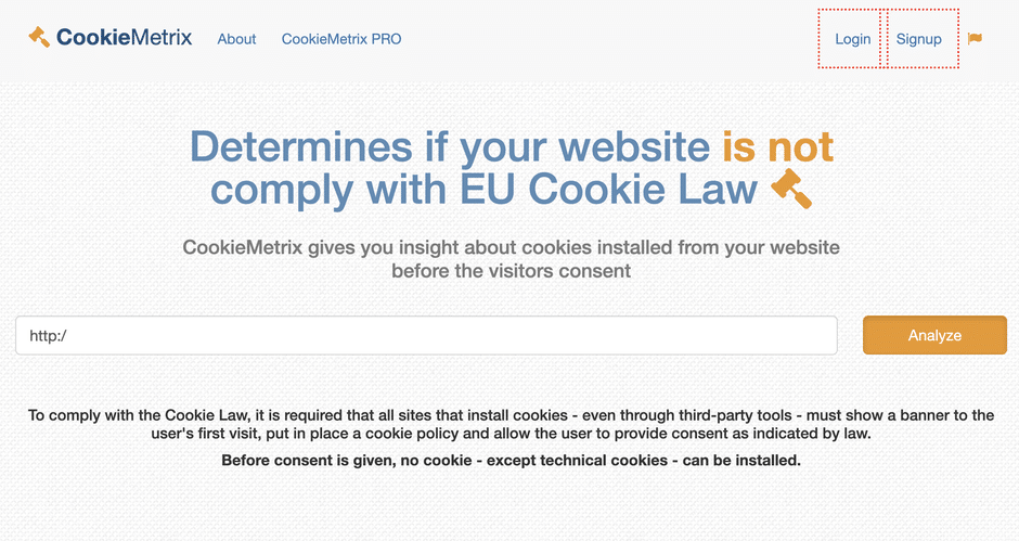CookieMetrix Website Cookie-Scanner