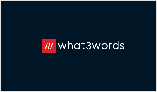 what3words Logo - Dark (Global)