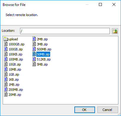 Remote File Selector