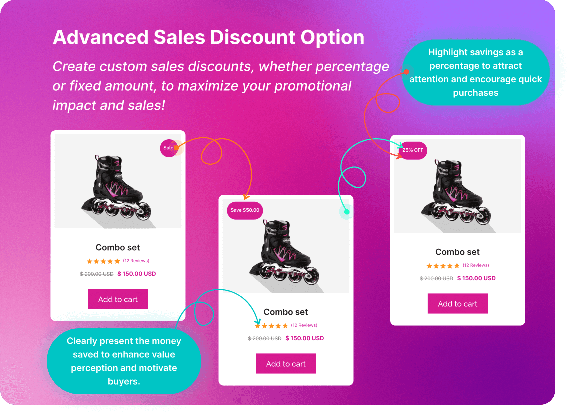 Advanced Gutenberg Blocks and Page Builder for WordPress Full Site Editing - Cozy Blocks 62 Product Discount Amount Customization