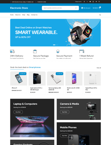 Ecommerce Website Templates 25