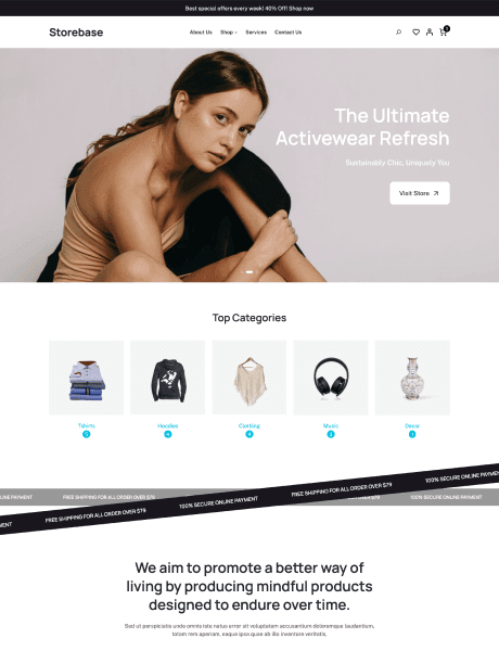 Ecommerce Website Templates 35