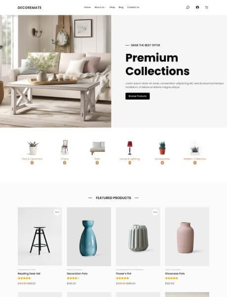 Ecommerce Website Templates 39